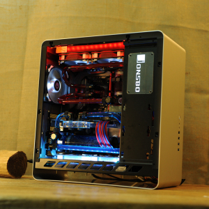 jonsbo 乔思伯 umx4 rgb 支持atx大板 中塔式全铝机箱 内钢外铝