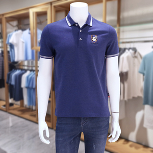 新款smithpolov斯密特保罗专柜正品男装翻领纯棉短袖t恤 小熊标志