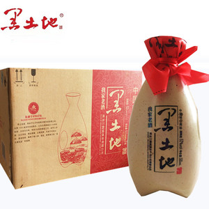 黑土地白酒2013年老酒黑土地我家老酒52度500ml浓香型白酒6瓶