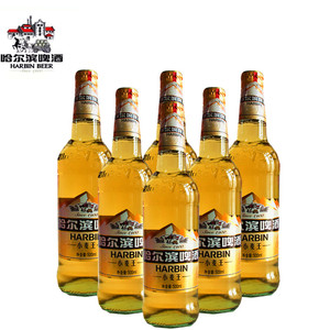 6瓶价格,哈尔滨啤酒小麦王瓶装500ml原厂地哈啤哈尔滨小麦王啤酒