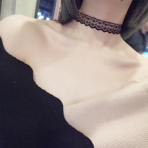 短款蕾丝颈带简约脖子饰品项圈女韩版森系学生锁骨链脖颈项链
