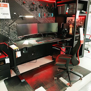 ikea宜家新品uppspel乌浦斯皮电竞桌子电动升降桌电脑桌rog合作款