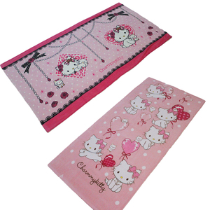 全棉纯棉大浴巾沙滩巾charmingkitty凯蒂猫卡通儿童毯洗澡游泳