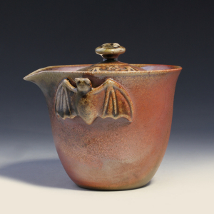 茶与器台湾陶艺师王文玉 柴烧手抓壶茶具 自然落灰 朴拙之美 盖碗