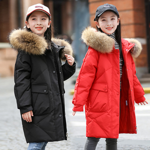 羽绒服2021新款冬季儿童装派克服中大童12岁女孩秋冬洋气洛风旗舰店