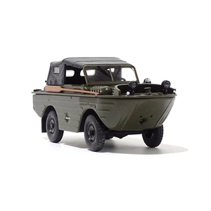 1/43苏联嘎斯gaz46 水陆两栖车四驱装甲车模型 福特gpa大澡盆同款