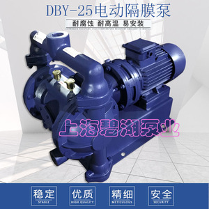 DBY-25/40电动隔膜泵不锈钢铸铁铝合金衬氟380V隔膜泵污水工业泵