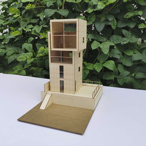 大师建筑模型成品学生作业安藤忠雄住宅沙盘环艺设计作品定制加工