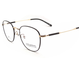圣大保罗近视眼镜架18新款钛合金男女士半框复古镜框配镜S20621