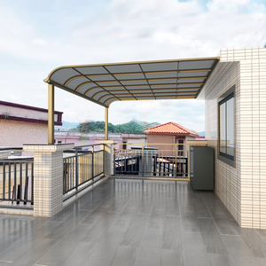 铝合金雨棚遮阳棚阳台露台棚透明棚子户外别墅庭院雨篷小区停车棚