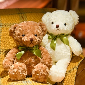 小泰迪熊洋娃娃毛绒玩具小熊公仔可爱床上女生小号白色布偶包玩偶