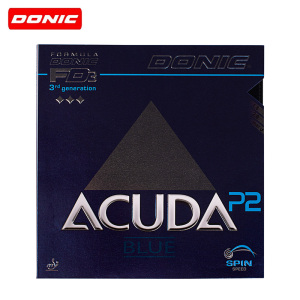 donic多尼克乒乓球胶皮acuda blue p1 p2 p3蓝海绵蓝火反胶套胶