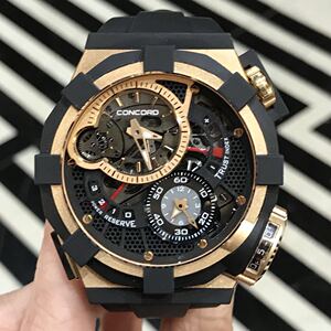 concord君皇表 男表 二手 c1 垂直陀飞轮  gravity 玫瑰金 手表