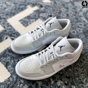 air jordan 1 low aj1 灰白迷彩黑红脚趾低帮篮球鞋dc9036-100