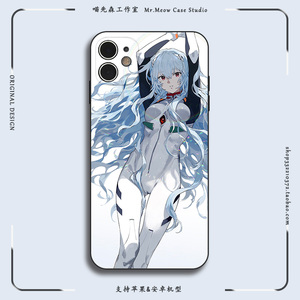 eva福音战士绫波丽xs适用iphone11玻璃12苹果13pro硅胶max手机壳8