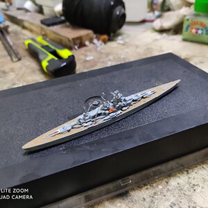 1/2000舰船 格奈森瑙号战列巡洋舰模型成品战舰世界版本