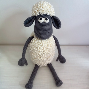 手工diy钩针毛线编织玩偶小羊肖恩材料包成品diy礼物