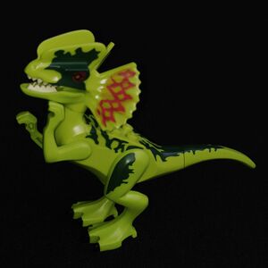 lego乐高积木玩具 侏罗纪世界 恐龙 双脊龙 dilo01 取自75916