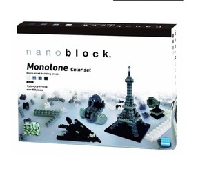 日本正版nanoblock河田拼装积木NB-015 拼装积木 法国铁塔