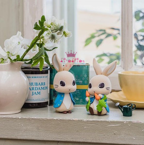 日本代购peterrabbit彼得兔比得兔 可爱迷你人偶公仔手办摆件