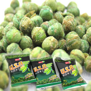 l.美国青豆usa 原味/蒜香味青豆 250克独立小包装零食