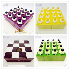 轩和蛋糕模型 新款切块慕斯裸蛋糕模型 欧式水果奶油塑胶蛋糕样品