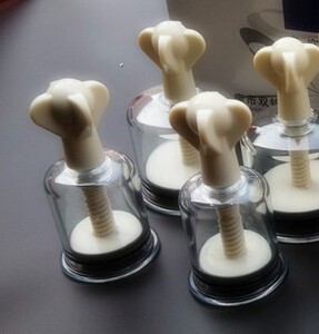 康慈手拧式拔罐器 单罐 磁疗拔火罐加厚真空抽气拔罐单卖正品