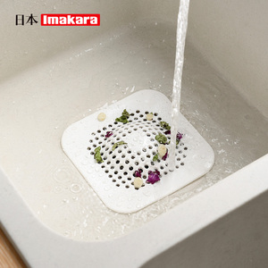 日本硅胶毛发过滤网卫生间浴室洗脸盆下水道排水口防堵塞地漏盖子