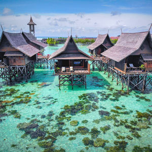 仙本那卡帕莱水屋