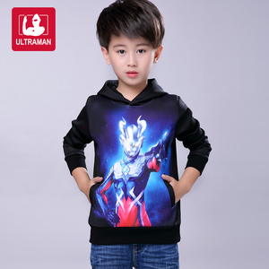 奥特曼衣服童装男童春秋新款儿童秋装卫衣宝宝上衣男孩洋气潮