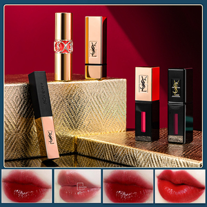 ysl圣罗兰口红大牌正品女杨树林12 617 204小金条21 416水光唇釉