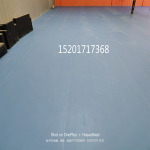 上海施工乒乓球馆运动地胶PVC培训机构俱乐部宝石纹4.5mm专业地板