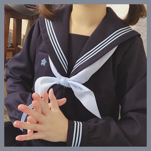 包邮日系jk制服三角巾水手服配件领巾领结日本学生校服搭配红领巾