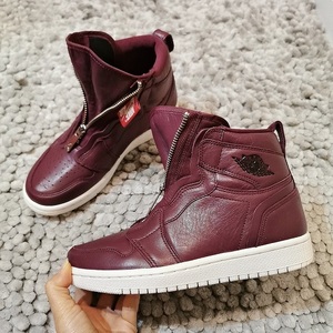 美国直邮代购 jordan aj1 乔1拉链高帮 紫罗兰色 女款35.5码 捡漏