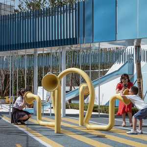 户外传声筒儿童游乐设备大型幼儿园公园互动装置喇叭传音器工厂