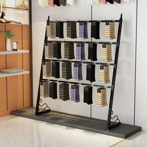 丝袜短裤袜子展示架内衣店陈列架单面靠墙免打孔内裤盒装饰品货架