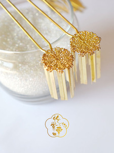 和风发簪艺伎头饰和服写真拍摄道具日式头饰簪子步摇和风复古发饰