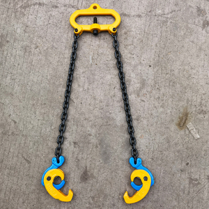 双链油桶吊钳四腿四脚四爪铁桶吊钩塑料桶吊夹油桶勾叉车鹰嘴钳