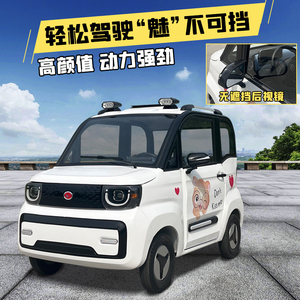 新款四轮电动轿车新能源家用老头乐mini女士代步车接娃上班电瓶车