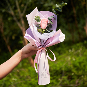 一枝1朵鲜花北京同城速递单支包装小花束玫瑰向日葵康乃馨母亲节