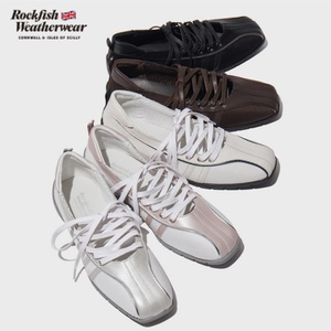 正品代购 Rockfish 韩国小众复古交叉绑带芭蕾鞋机能运动玛丽珍鞋
