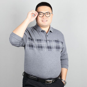 中年加大加肥男秋装