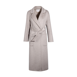 货量有限 chlosio克劳西新款经典廓型欧洲双面羊绒大衣外套