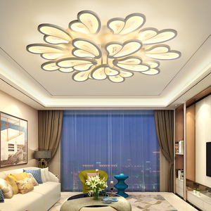 客厅灯现代简约大气圆形led吸顶灯创意北欧家用卧室温馨浪漫灯具