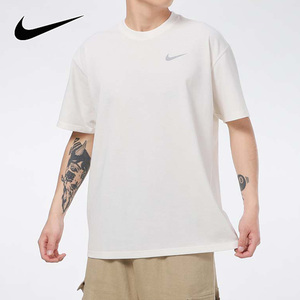 nike耐克短袖男t恤2021夏季新款圆领宽松半袖运动服dd0827-901
