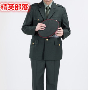 正品消防军绿春秋常服 新式干部西装 常服套装男女新款冬季常服