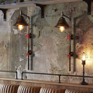 工业风壁灯loft美式复古铁艺装饰过道阳台酒吧咖啡厅餐厅创意壁灯
