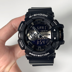 卡西欧g-shock星球大战白武士运动防水电子男手表ga-400gb-1a/7a