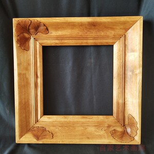 纯手工实木画框雕刻油画框大尺寸仿古金色高端定制博物馆收藏画框