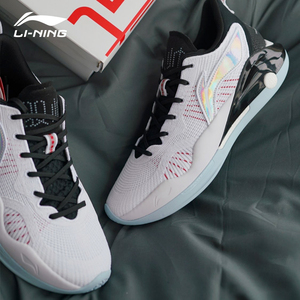 李宁男子篮球鞋驭帅15十五v2low低帮黑白专业比赛训练实战运动鞋